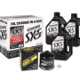 Maxima SXS QUICK CHANGE KIT 5W-50 SYNTHETIC W/ BLACK FILTER (Turbo Models)